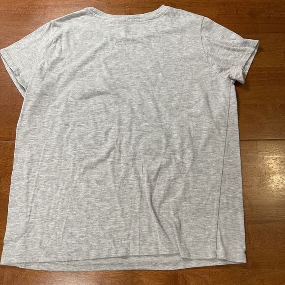 Disney Mickey Mouse Women's XL T-Shirt Gray Shadow Ghost Spooky Cotton Blend - Picture 8 of 10